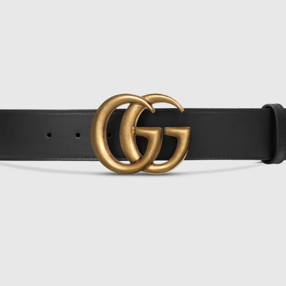 GUCCI GG belt with buckle.